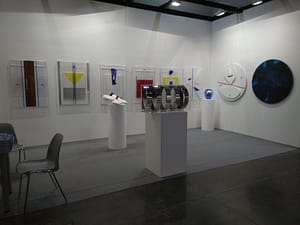 Artefiera di Padova 2019 .Mostra personale di Luciano Chinese. Un'opera di Getulio Alviani