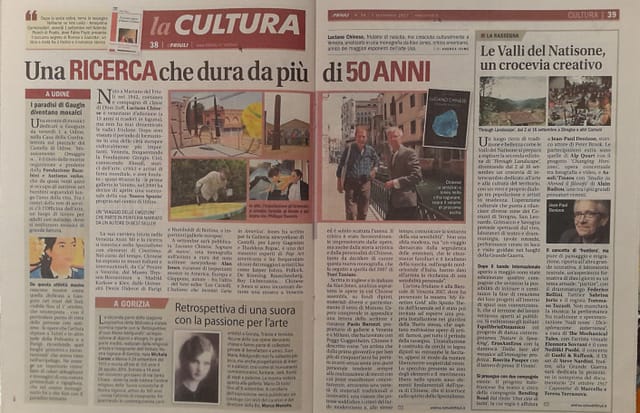 Il Friuli, settimanale udinese del 1 settembre 2017